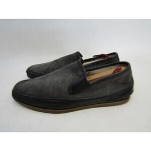 John Varvatos Mens Size 9.5 M Gray Mesh Casual Comfort Loafer Shoes